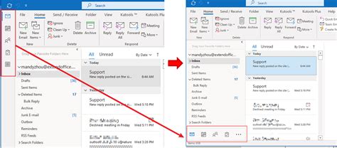 outlook ナビゲーションバー 位置変更: ユーザーインターフェースの進化とその影響